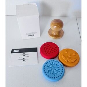 Stampin Up Cookie Cutter Set New Open Box Pumpkin Heart‎  Snowflake Interchange